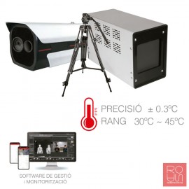 Càmera termogràfica fixa per a la detecció de temperatura corporal
