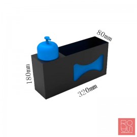 Dispensador de paret per gel i guants per la COVID-19