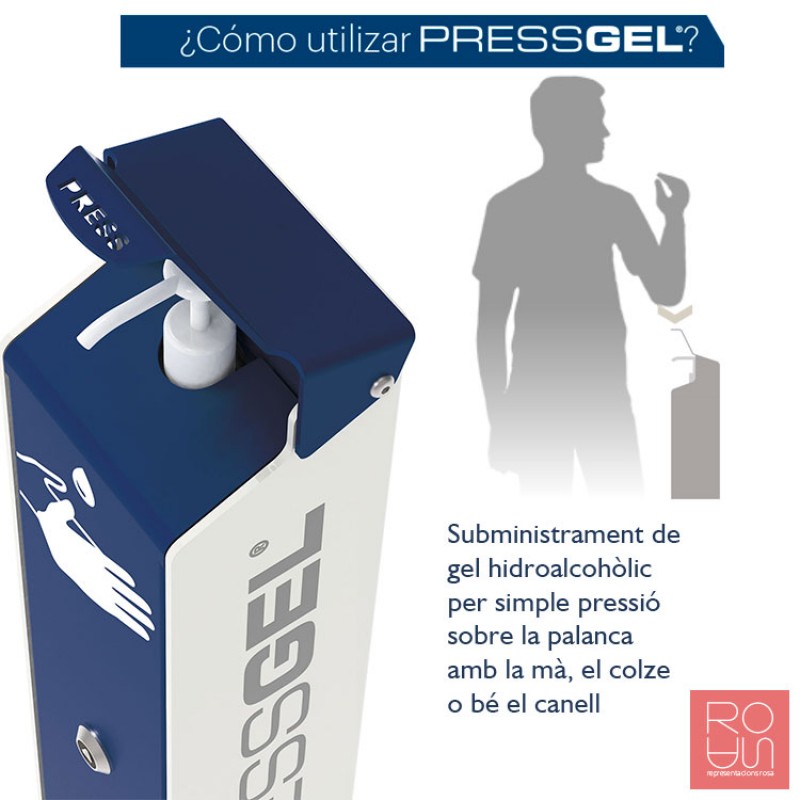 Dispensador de gel manual mod PressGel