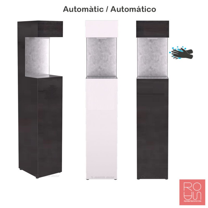 Estació de desinfecció de mans sense contacte Model Crono per a la COVID-19