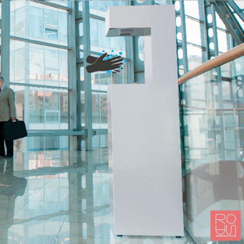 Estació de desinfecció de mans sense contacte Model Crono per a la COVID-19