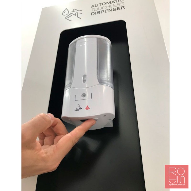 Dispensador de gel hidroalcohòlic automàtic per a la COVID-19