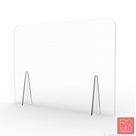 Mampara mostrador de polietilè sense finestreta