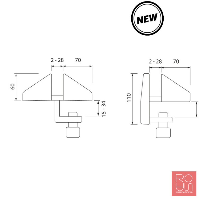 Mampara magnètica de sobretaula per distanciament social a les oficines