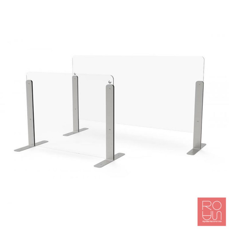 Mampara de vidre anti covid-19