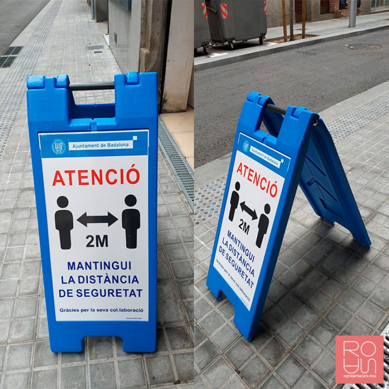 Senyalització per podes d'arbres