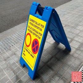 Senyalització per podes d'arbres