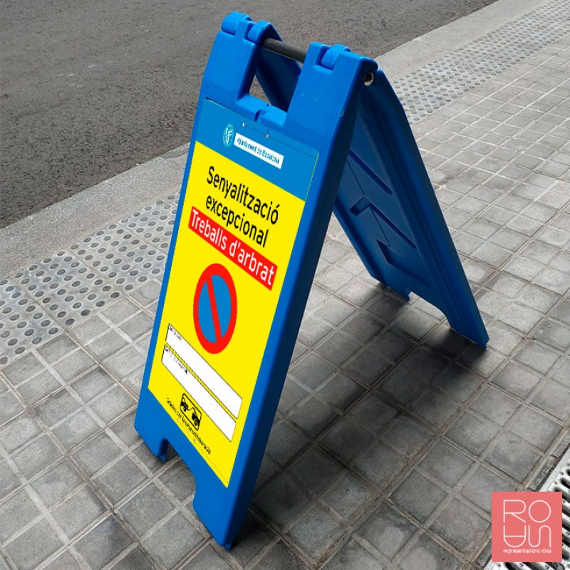 Senyalització per podes d'arbres