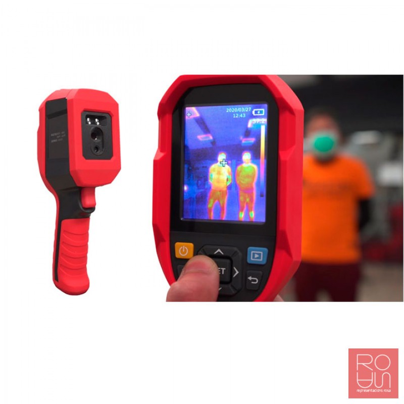 Càmera termogràfica portàtil per a la detecció de temperatura corporal