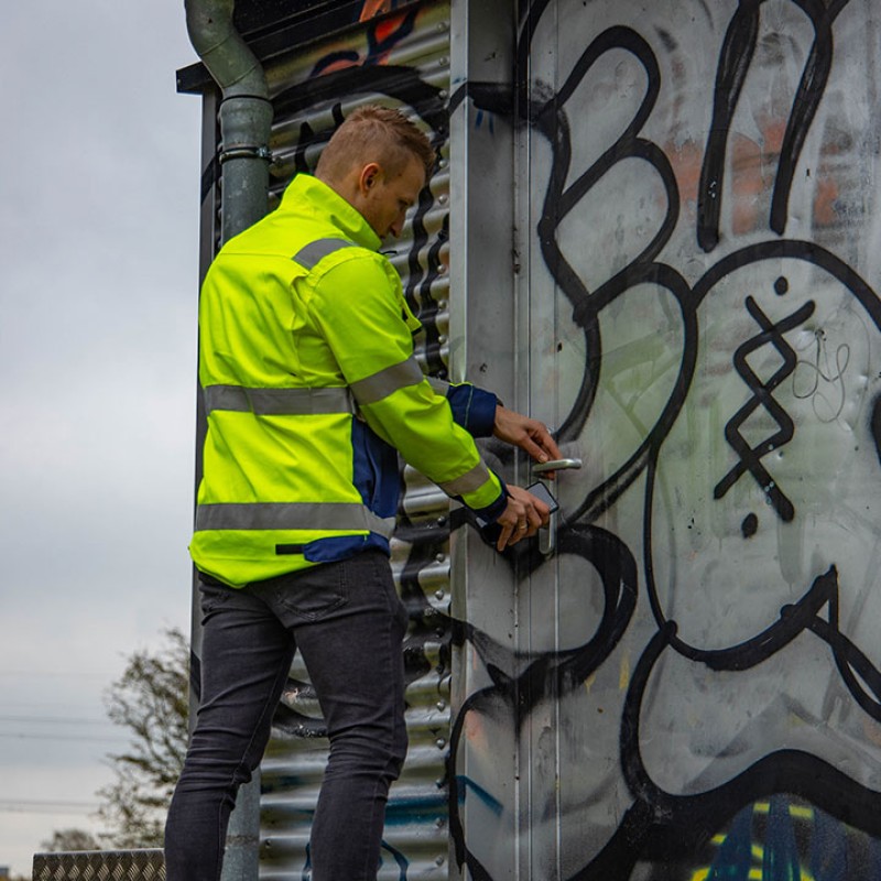 Mig Cilindre per armaris amb només electrònica exterior i apertura amb mòbil