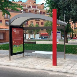 Marquesina parada d'autobús EIVISSA XXI