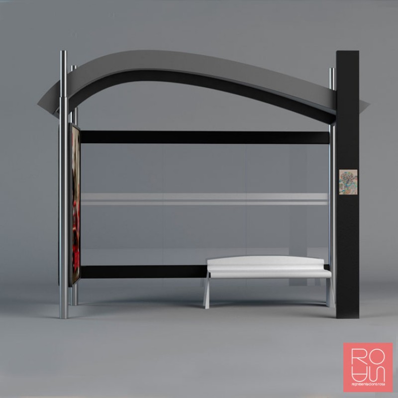 Marquesina parada d'autobús EIVISSA XXI