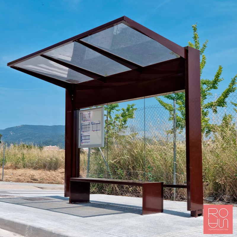 Marquesina parada d'autobús Kub