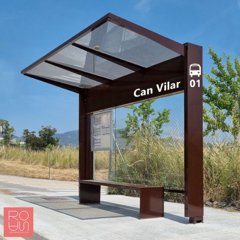 Marquesina parada d'autobús Kub