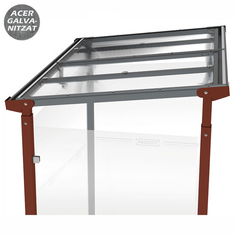 Marquesina parada d'autobús Milà