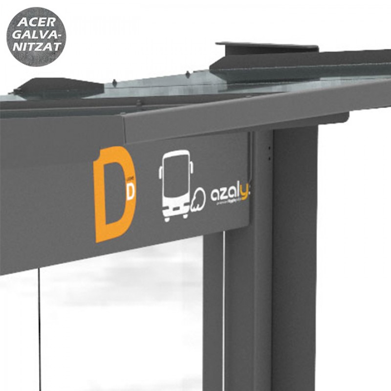 Marquesina parada d'autobús Kub