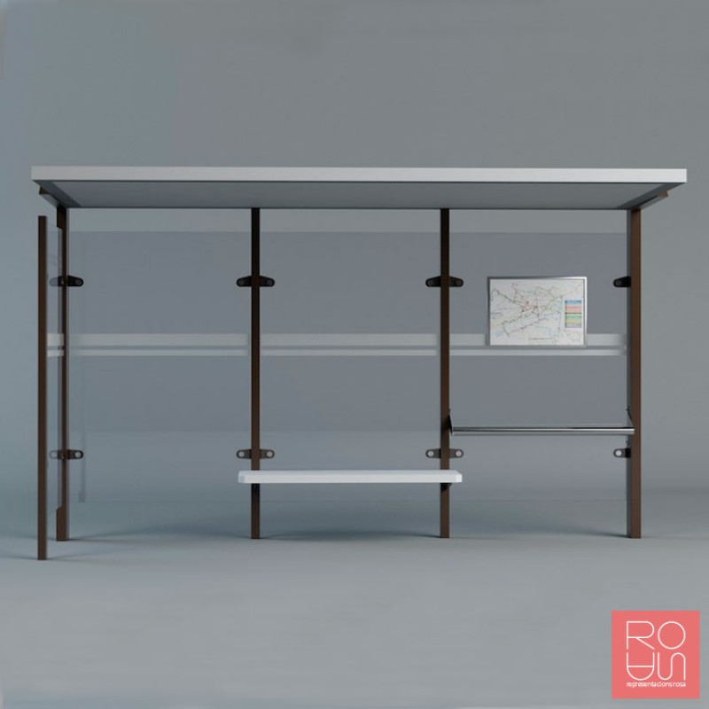 Marquesina parada d'autobús New Mallorca