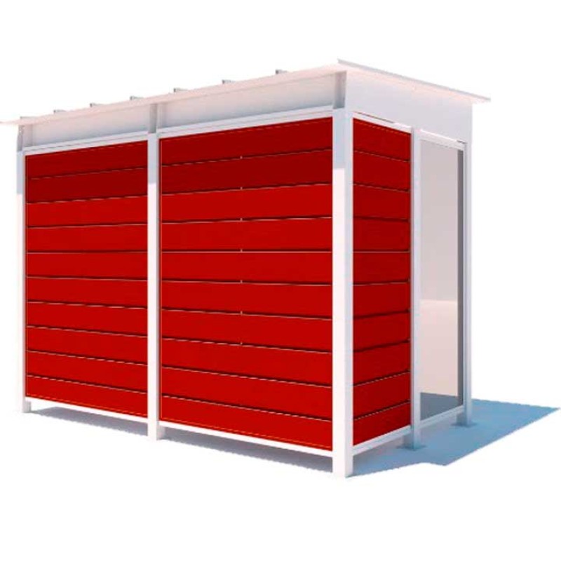 Marquesina parada d'autobús Rural rústica