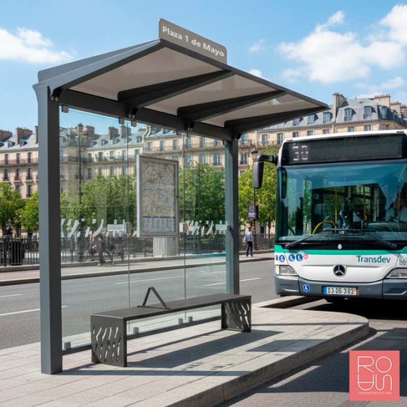 Marquesina parada d'autobús Venècia