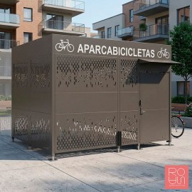 Refugi per a Bicicletes Horizonte amb Porta | Seguretat Modular