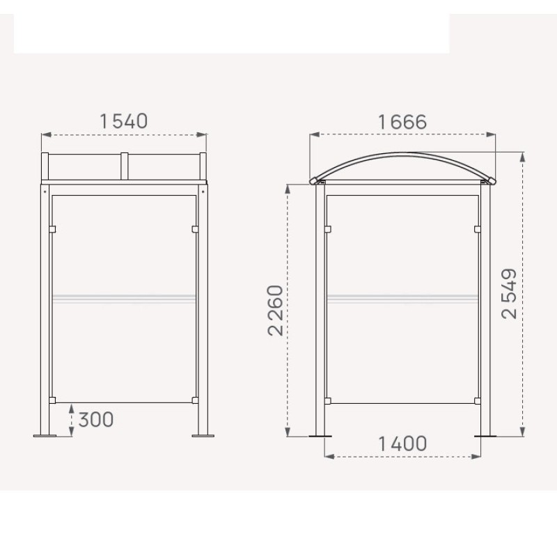 Marquesina per Caixers Bòveda | Protecció i Seguretat Exterior