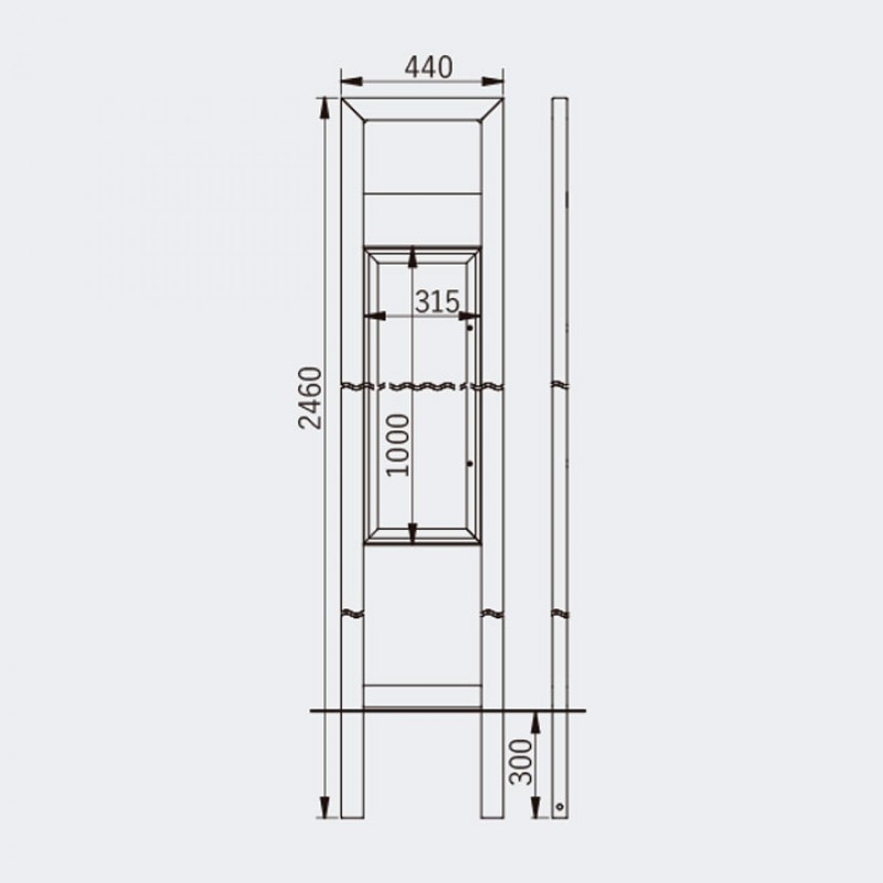 Tòtem parada d'autobús Milà