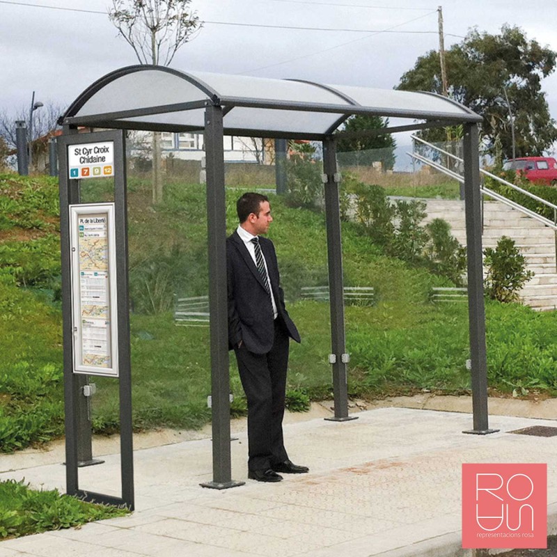 Tòtem parada d'autobús Milà