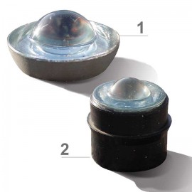 Captafaros retro reflectants de vidre