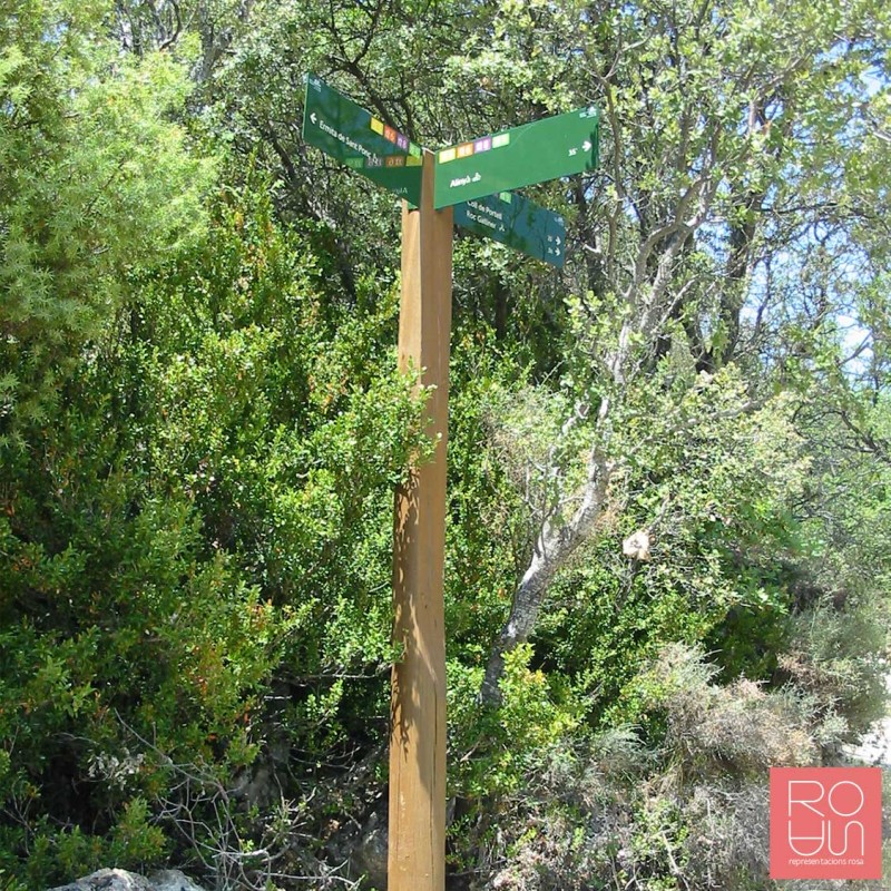 Banderoles de senyalització per rutes medi ambientals