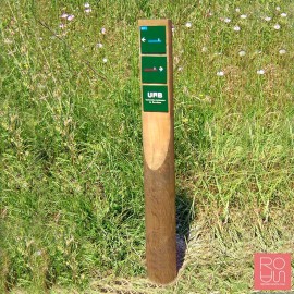 Fites de senyalització per rutes medi ambientals