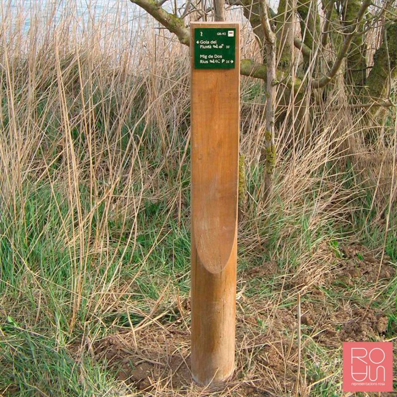 Fites de senyalització per rutes medi ambientals